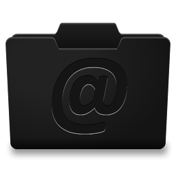 Black Contacts Icon 256x256 png